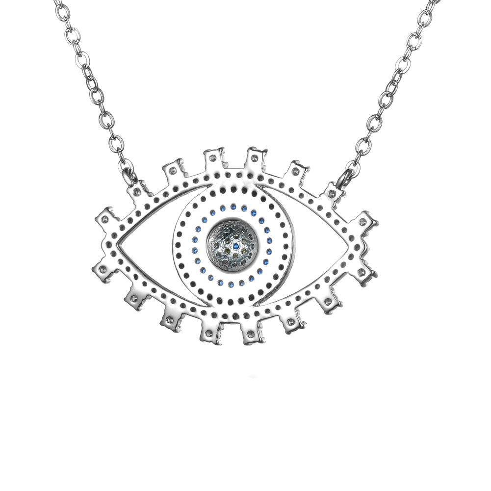 Women's Fashion CZ Evil eye Necklace