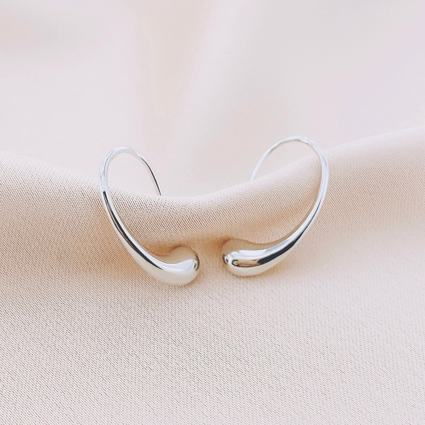 925 Silver Plain Earring